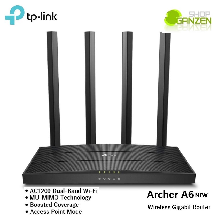 TP-Link Archer A6 AC1200 Wireless MU-MIMO Gigabit Router