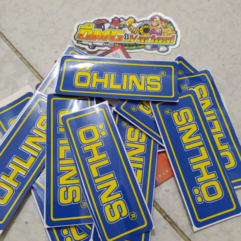 stiker shock ohlins stiker ohlins shock breaker