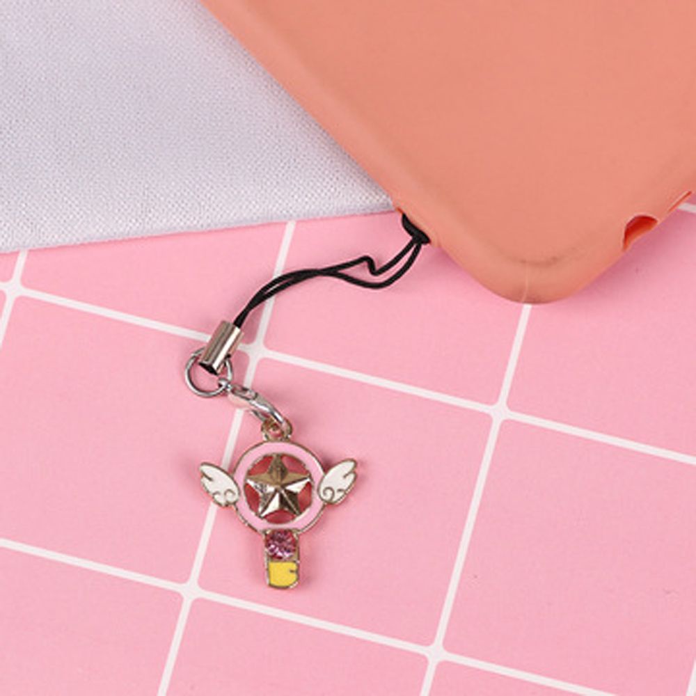 Quinton Tali Lanyard Motif Anime Jepang Sakura Untuk Aksesoris Ponsel Samsung Iphone