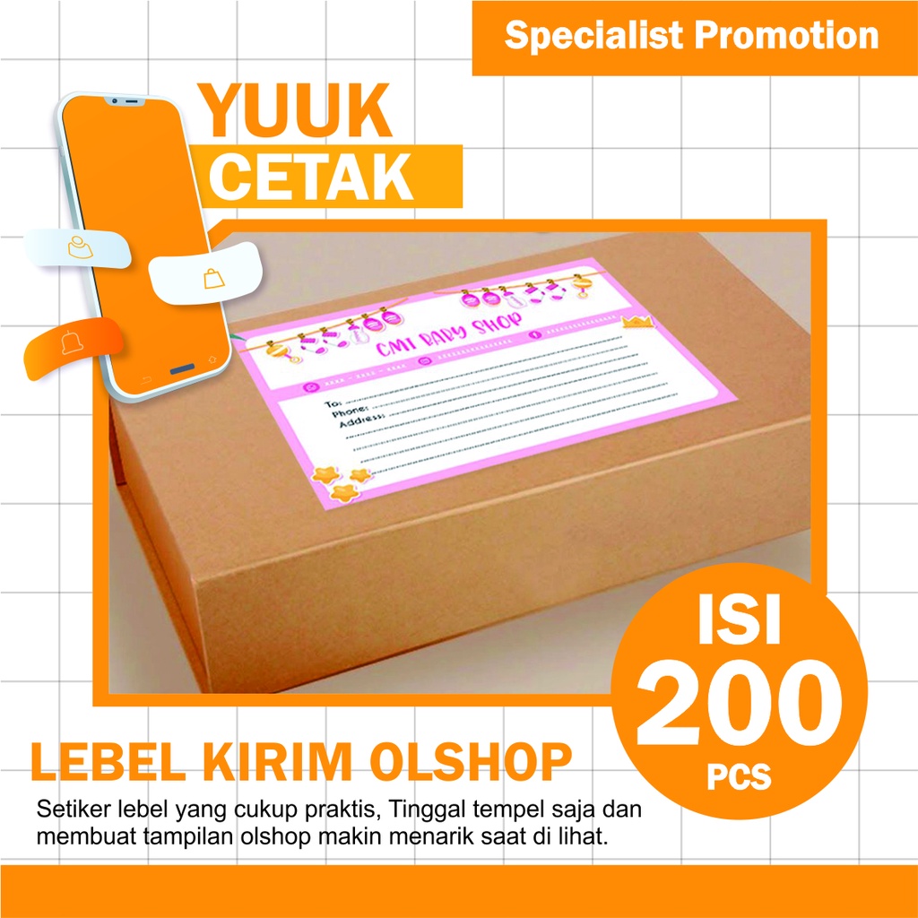 

lebel kirim olshop / STIKER LABEL PENGIRIMAN OLSHOP CUSTOM