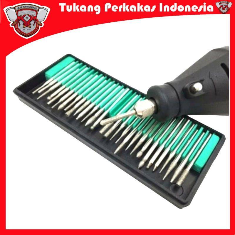 MATA UKIR DIE GRINDER MATA UKIR GRAFIR GERINDA MINI DIAMOND BUR 30PCS