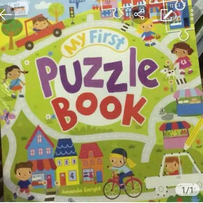 [BISA COD] My First Puzzle Book