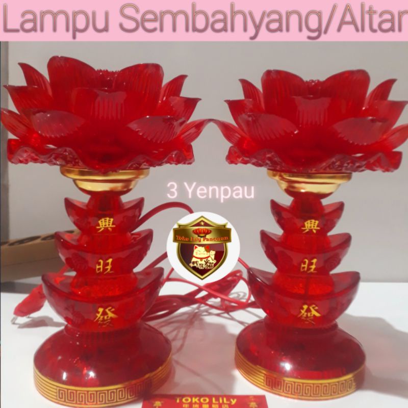 Lampu Sembahyang / Lampu Altar / Lampu Teratai LED