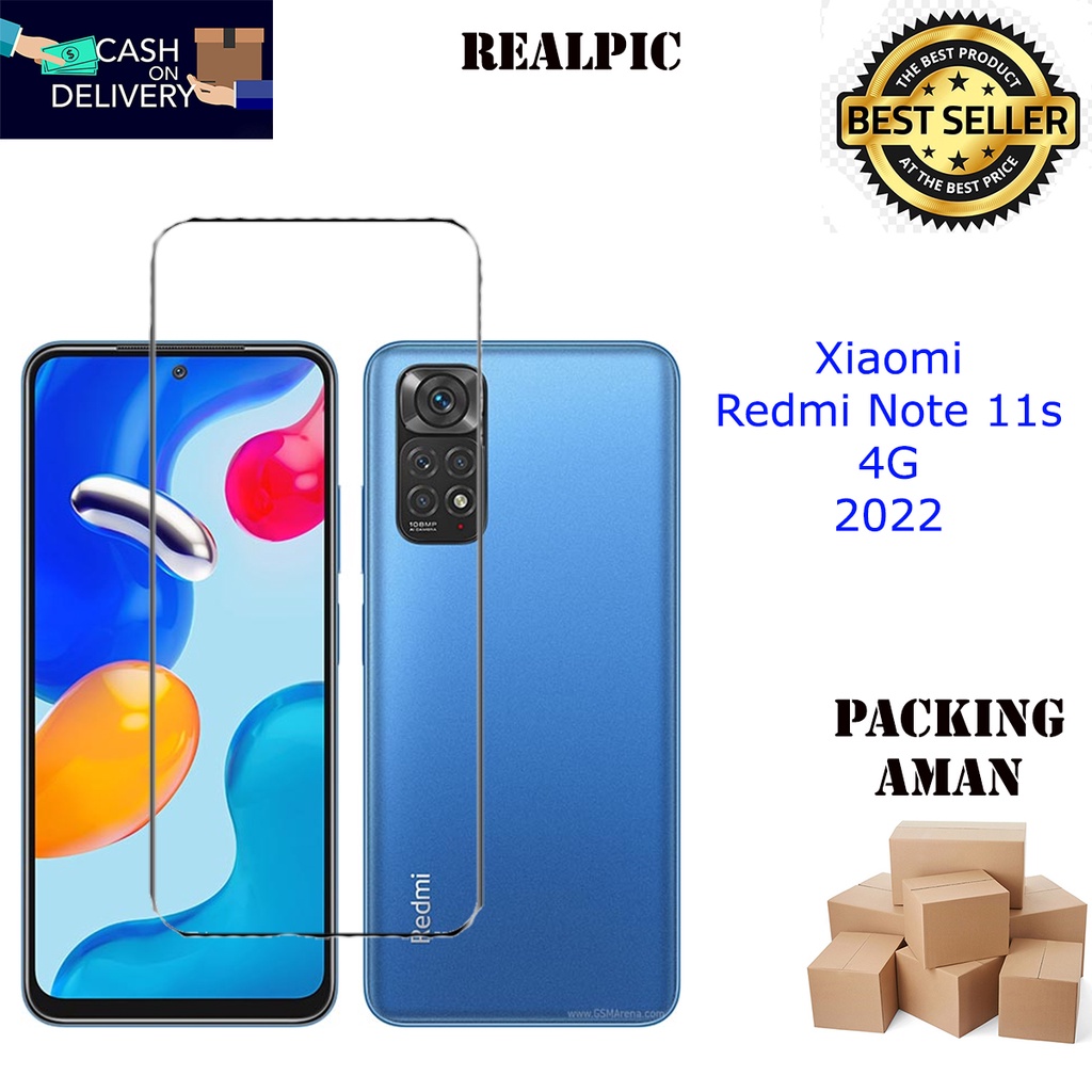 Tempered Glass Xiaomi Redmi Note 11s 4G 2022 Screen Protector Anti Gores