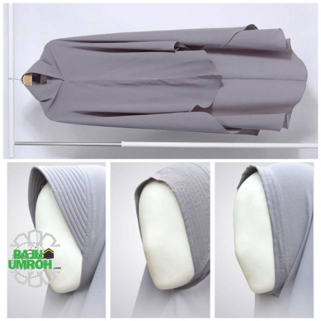 Khimar Jilbab jumbo Wolfis silky safiir murah berkualitas