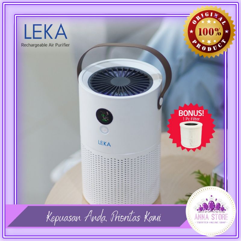 TERBARU‼️leka rechargeable air purifier/filter udara