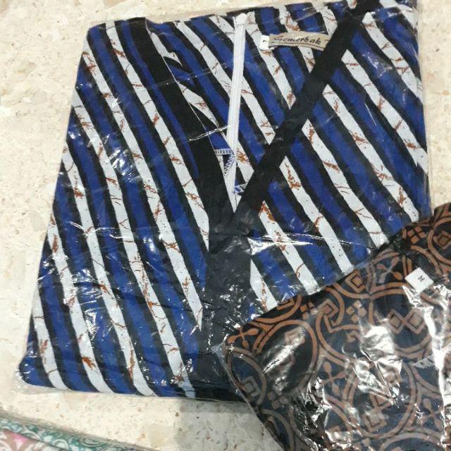 Tunik Rit Xeon Batik Modern Muslimah Kasual Kerja Cantik