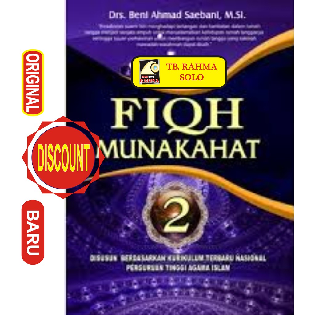 Fiqh Munakahat Jilid 2 Fiqih Munakahat 2 Fikih Munakahat 2 Beni Ahmad Saebani Pustaka Setia Buku Asl