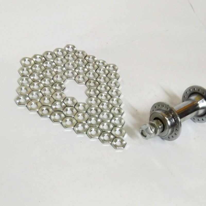 baut tipis sepeda mur kuncian cones / bearing hub sepeda lipat mtb bmx mini fixie as drat / QR