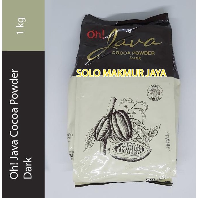 

Terlaris! Oh Oh! Java Cocoa Powder Bubuk Coklat 1 Kg - Dark