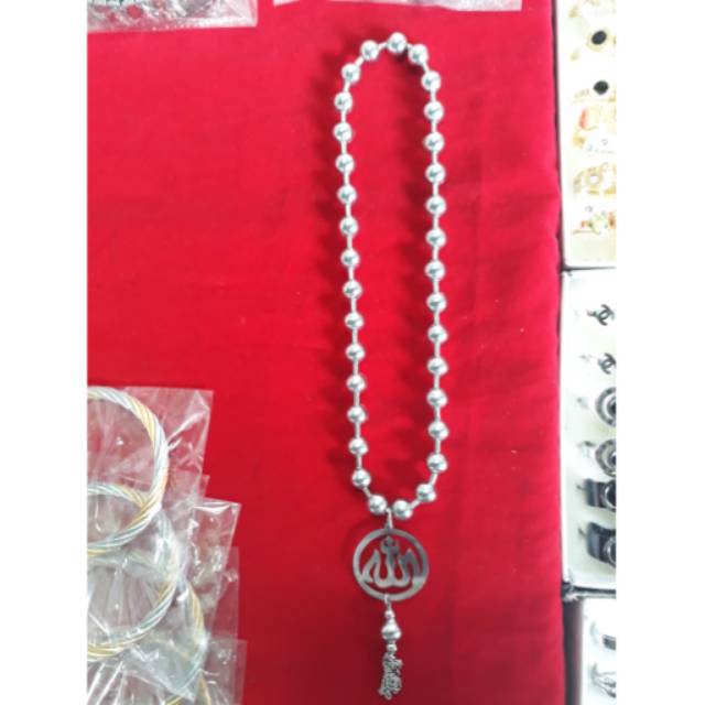 TASBIH BESI PUTIH ASLI TERNATE.