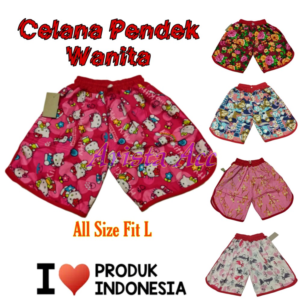 Summer Pants fit to L / (REMAJA) Celana Pendek Wanita Pantai Short Mini Harian / celanapendek Adem