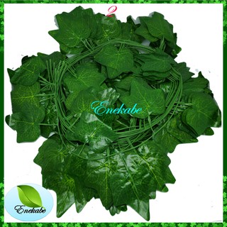 Daun Rambat Artifisial Warna Hijau Panjang 200CM Untuk Daun Rambat Artifisial Warna Hijau Panjang 200CM Untuk