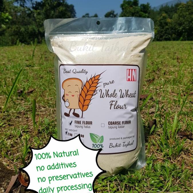 

TERMURAH Whole Wheat Soft Flour 2 kg / Tepung Gandum Utuh halus 2 kg