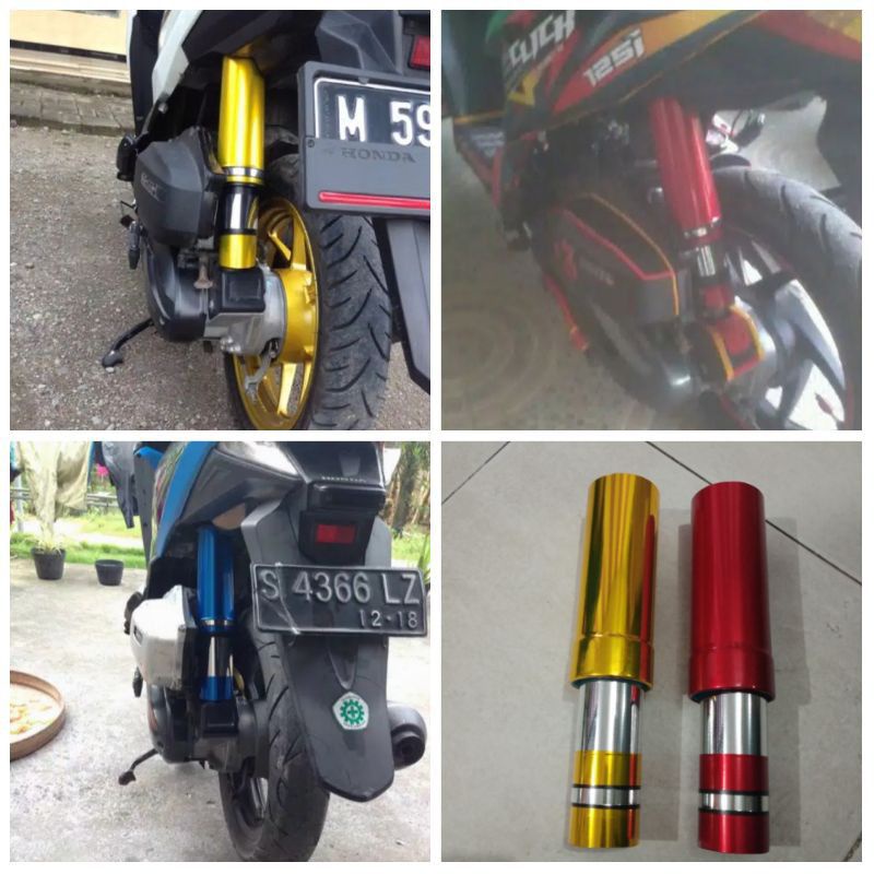 Cover shock belakang Beat Vario Scopy