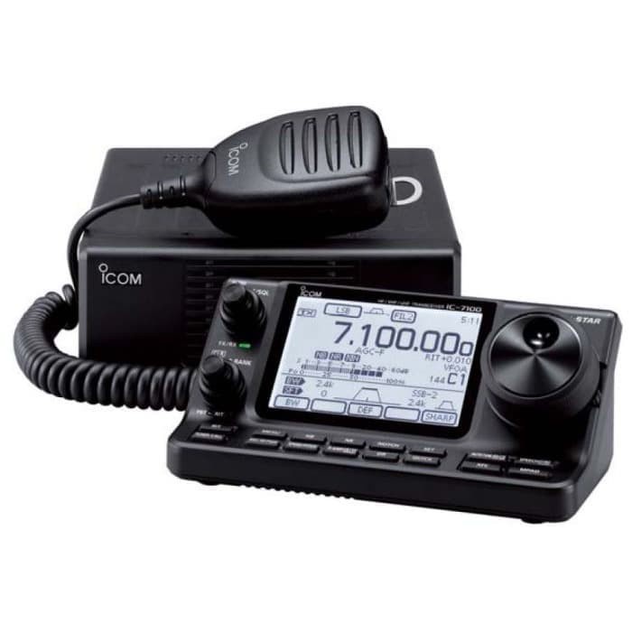 Icom IC-7100 VHF UHF HF Ori Baru Garansi Rig SSB Touchscreen IC7100