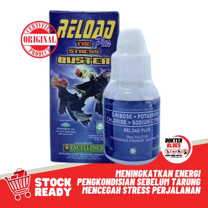 Vitamin Ayam Phillipines RELOAD PLUS (5ml) Obat Suplemen Ayam