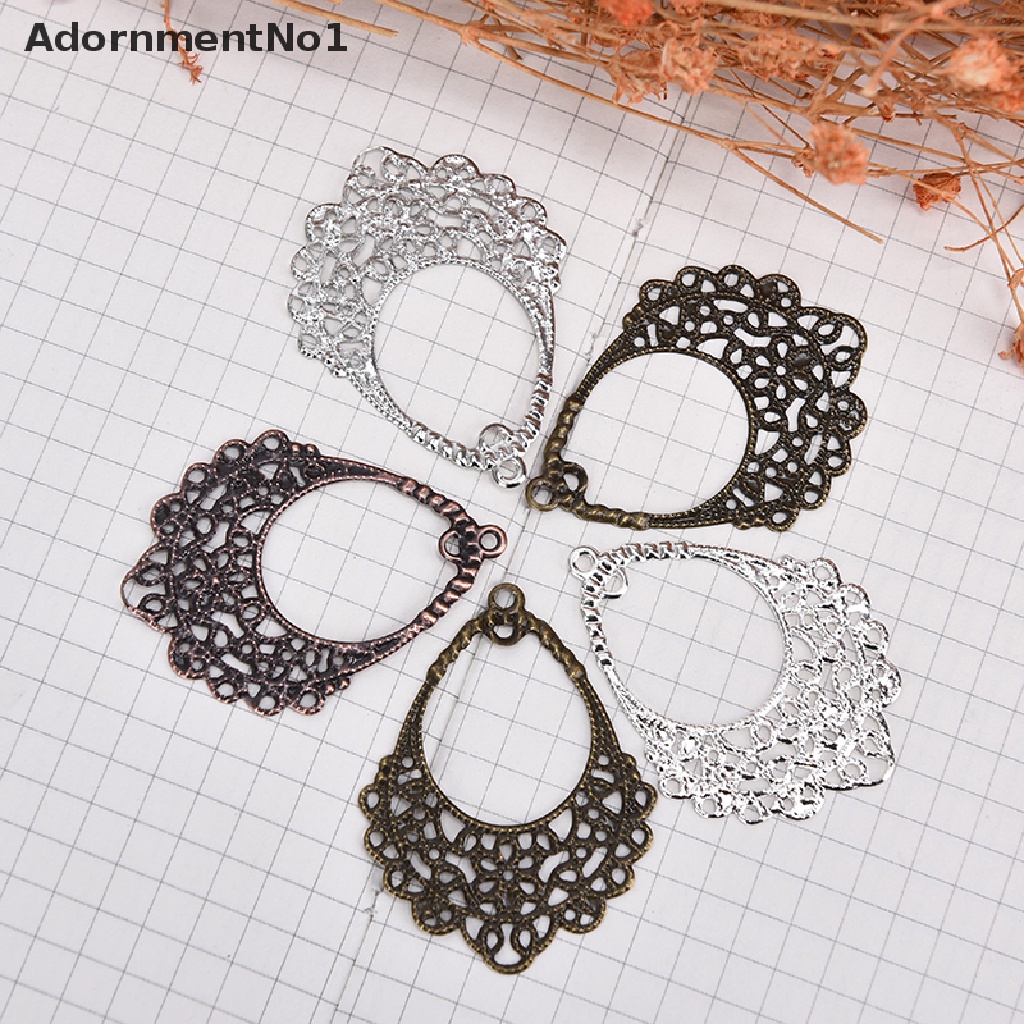 [AdornmentNo1] 30pcs Filigree Wraps Metal Connectors Crafts DIY Charm Pendant Jewelry Making [new]