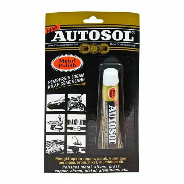 Autosol Metal Polish 15gr Pengkilap Stenliss Chrome Logam