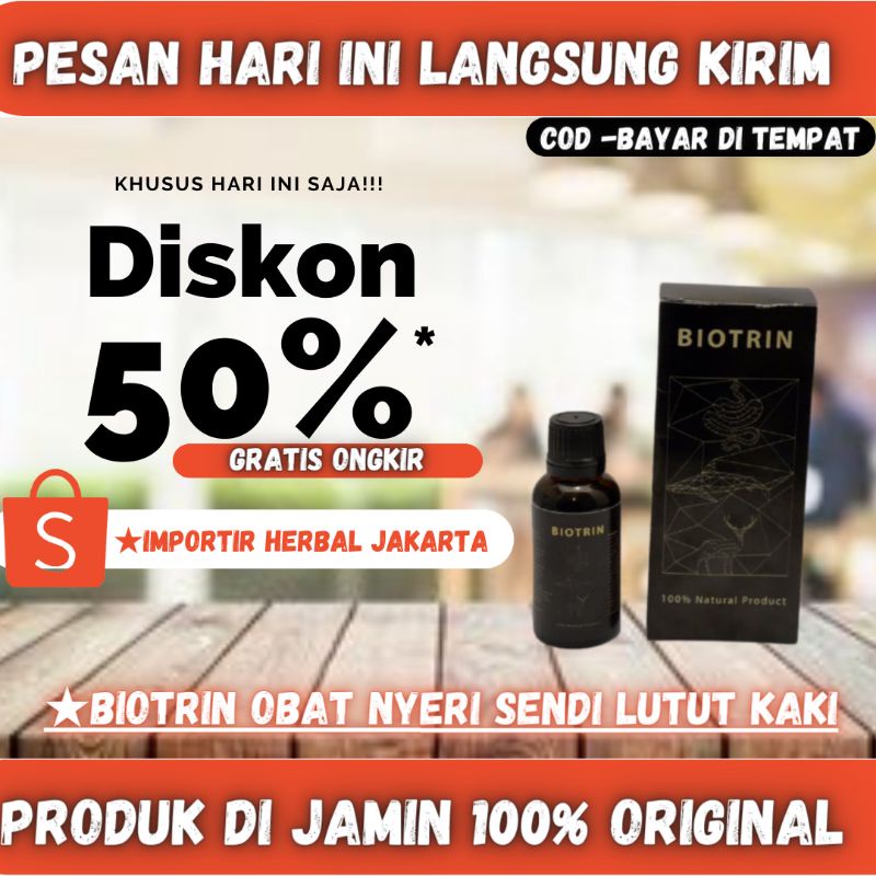 Biotrin Gel Asli Obat Nyeri Sendi Lutut Rasa Kaku Tulang Persendian