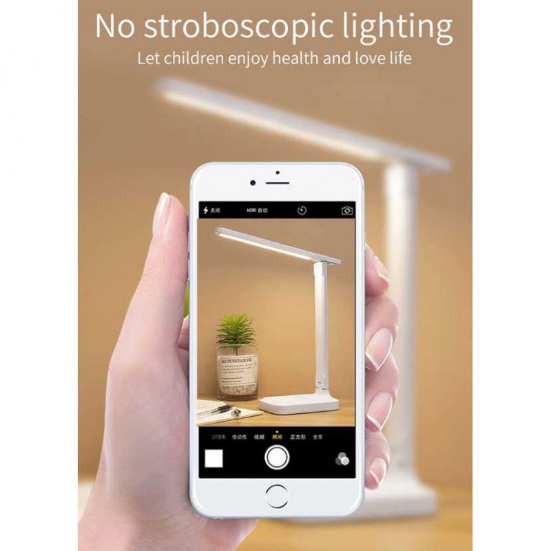 Lampu Meja Belajar Kerja 16 LED Fleksibel Desk Lamp USB 6W