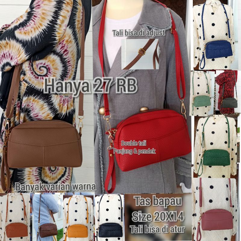 Tas Wanita Papirut Bapau Kulit Jeruk Tebal Terlaris