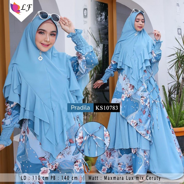 Gamis Pradila/baju muslimah/gamis syari/abaya/gamis solo