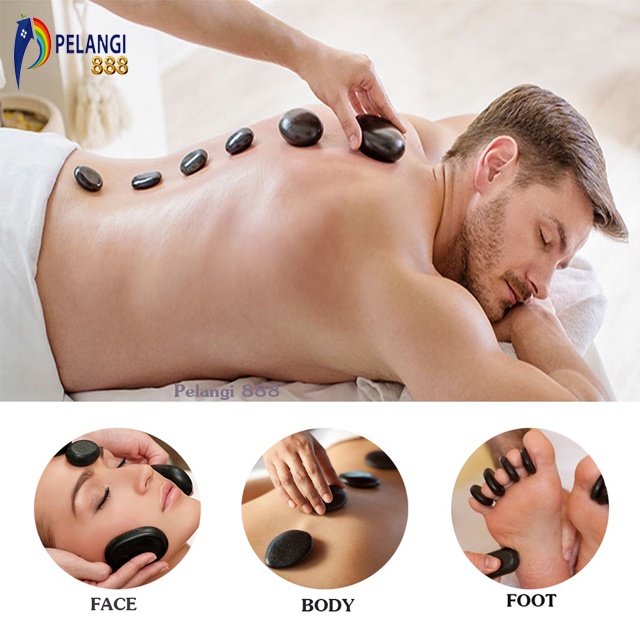 Hot Stone Spa 11x7x3cm | Hot Stone Massage | Therapy | Massage