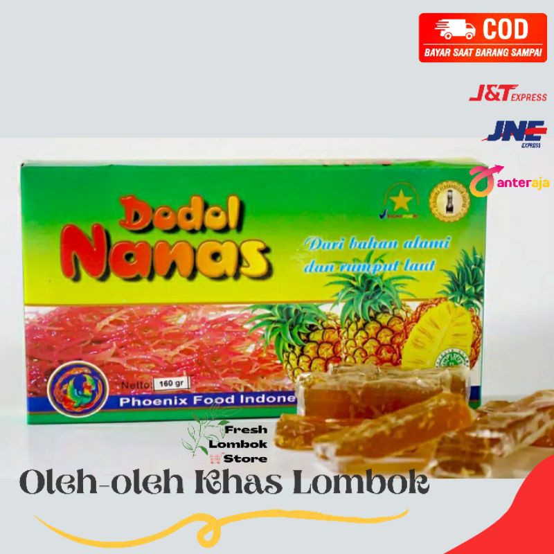 

Dodol Nanas 160gr Oleh-oleh Khas Lombok Phoenix