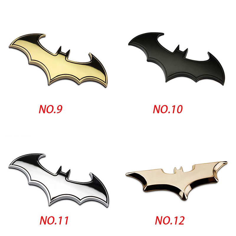 Night knight Stiker Emblem Logo Batman untuk Mobil Volkswagen Suzuki Skoda Lexus Mercedes Benz