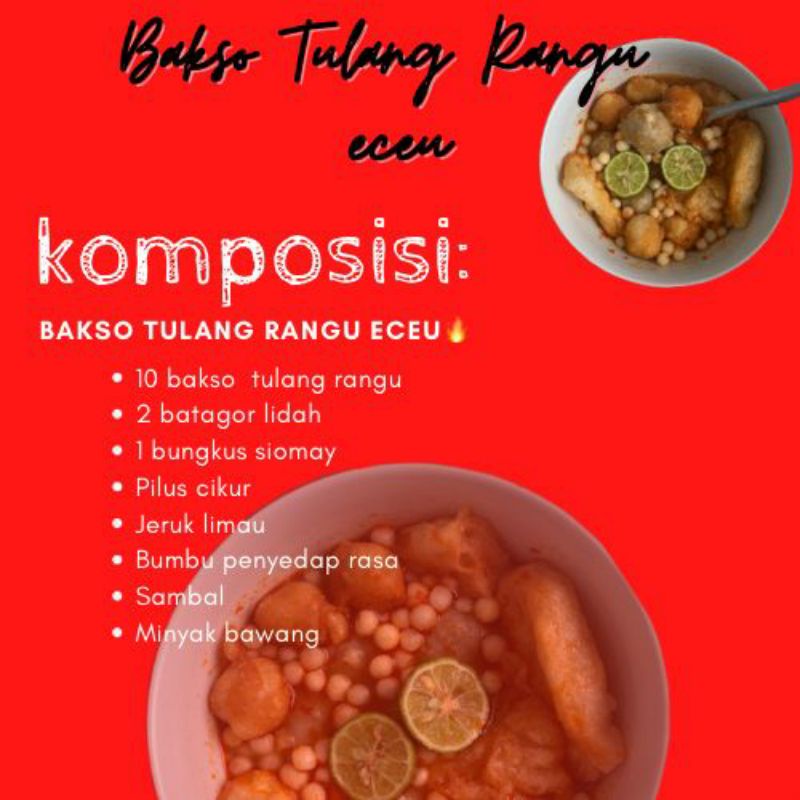 

Baso Tulang Rangu Eceu