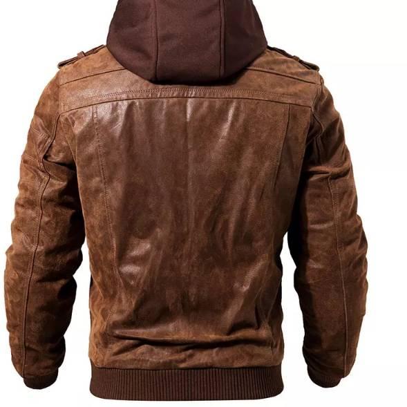 Barang terupdate jaket kulit hoodie Di Borong yuk