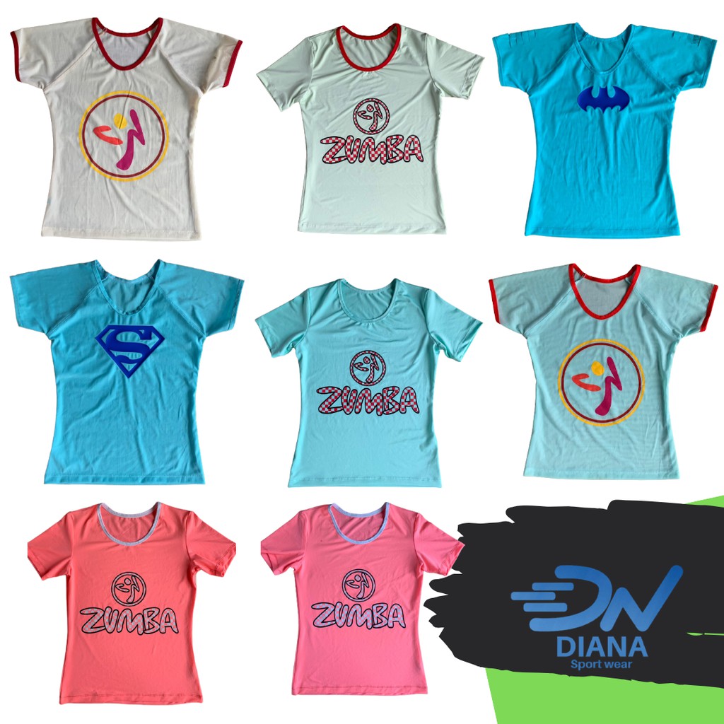 Baju senam aerobik wanita | atasan baju zumba aerobik cewek