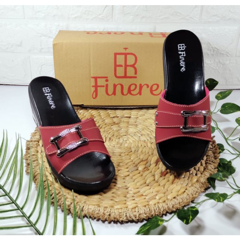 sandal wanita wedges murah terlaris gesper H