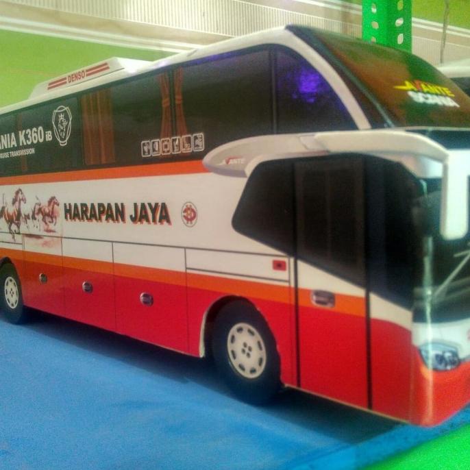 Miniatur Bus Bis Harapan Jaya Avante