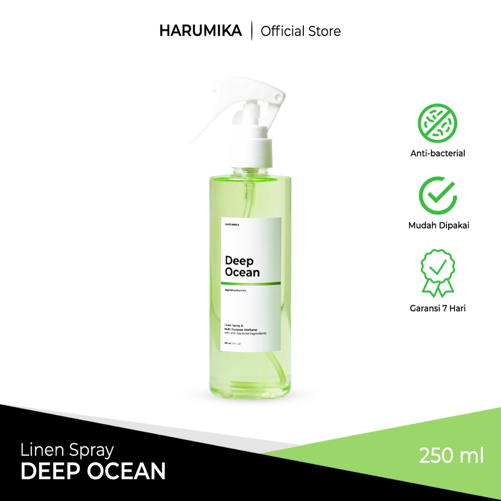 HARUMIKA DEEP OCEAN 250 ml LINEN SPRAY ANTI BACTERIAL