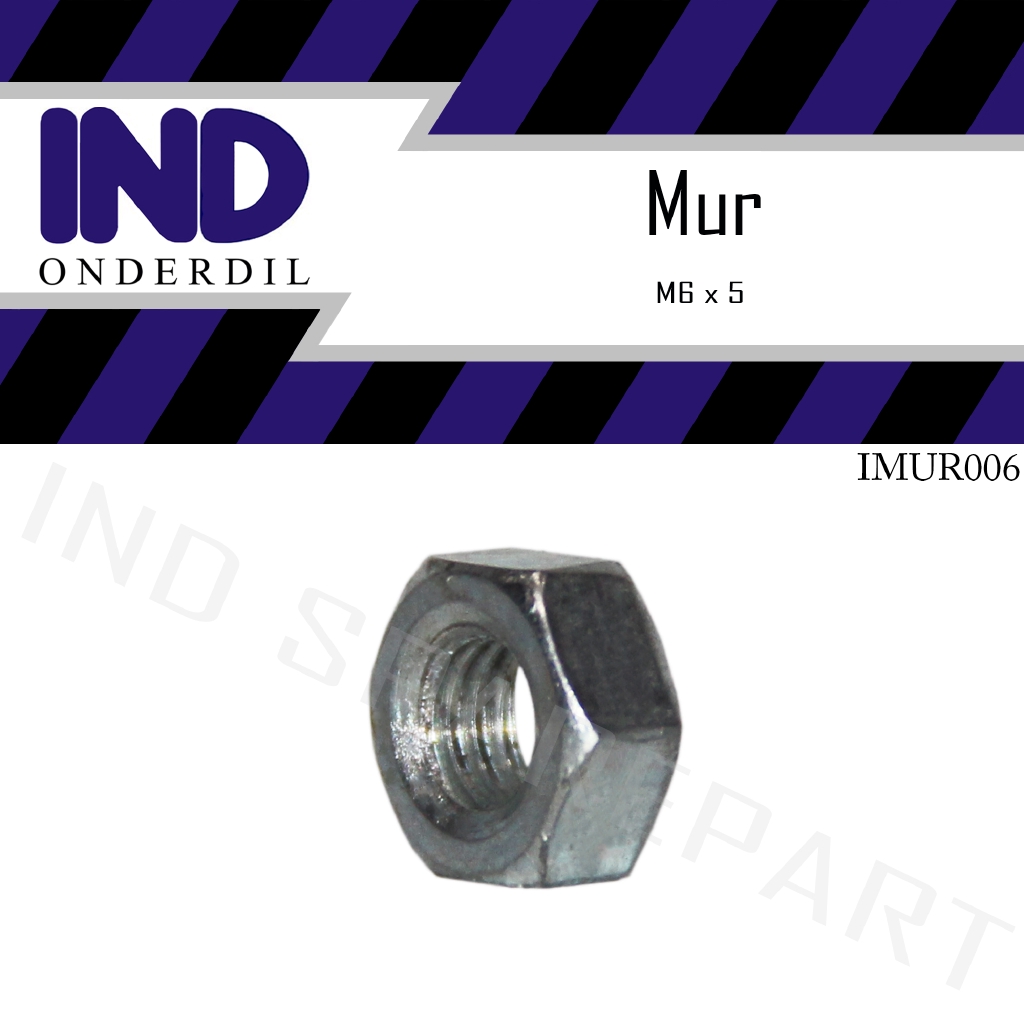 Mur-Nut M6x5 M 6x5 6 x 5