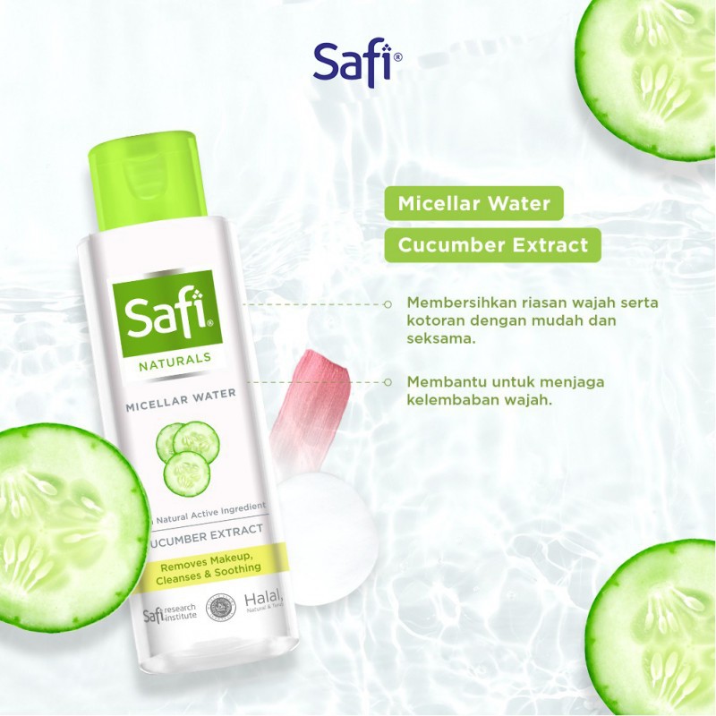 SAFI MICELLAR WATER CUCUMBAR EXTRACT 200ML