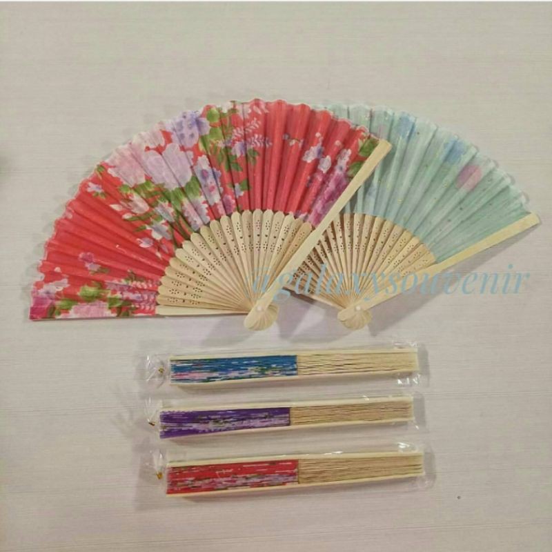 Kipas Jepang kemas DUS || souvenir pernikahan wedding ulang tahun || sovenir perusahaan custom