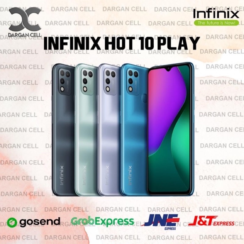 INFINIX HOT 10 PLAY (3/32GB 4/64GB) GARANSI RESMI 1 TAHUN