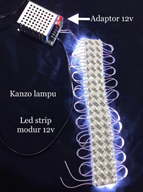 Kanzo / MZ-6  LED Modur led 12v 3mata 3w 3watt  / variasi mobil motor super teran