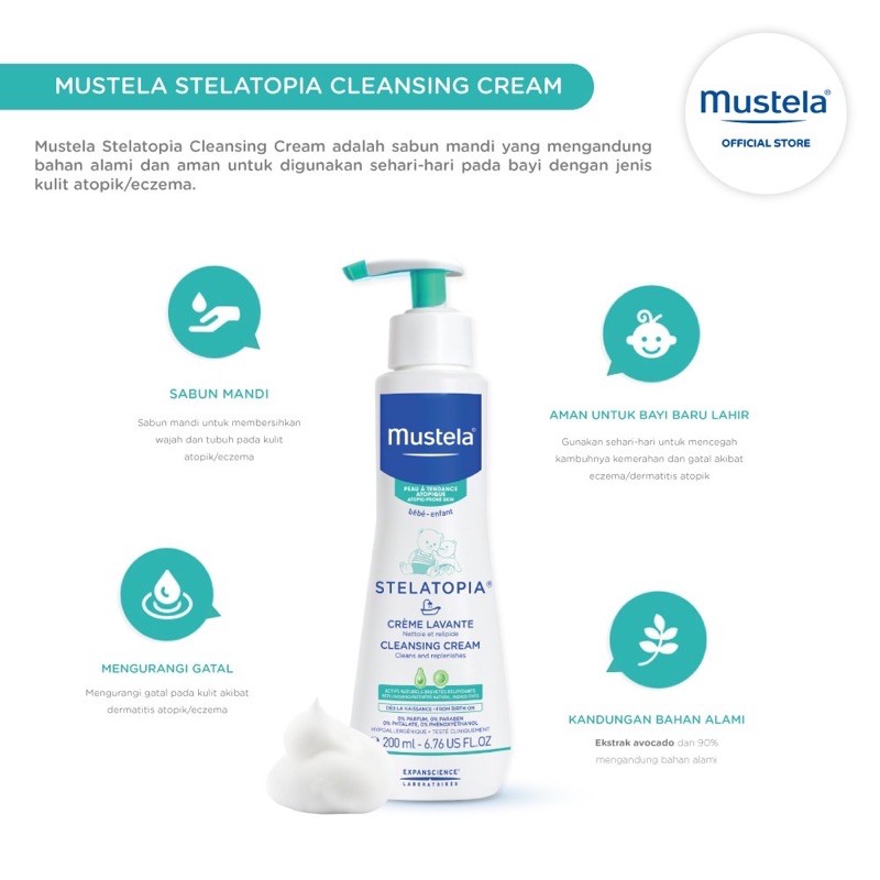 Mustela Stelatopia Emollient Balm 200ml