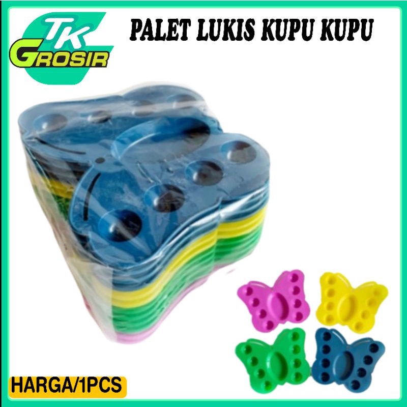 

palet lukis kupu kupu isi 12pcs/palet cat air/tempat lukis