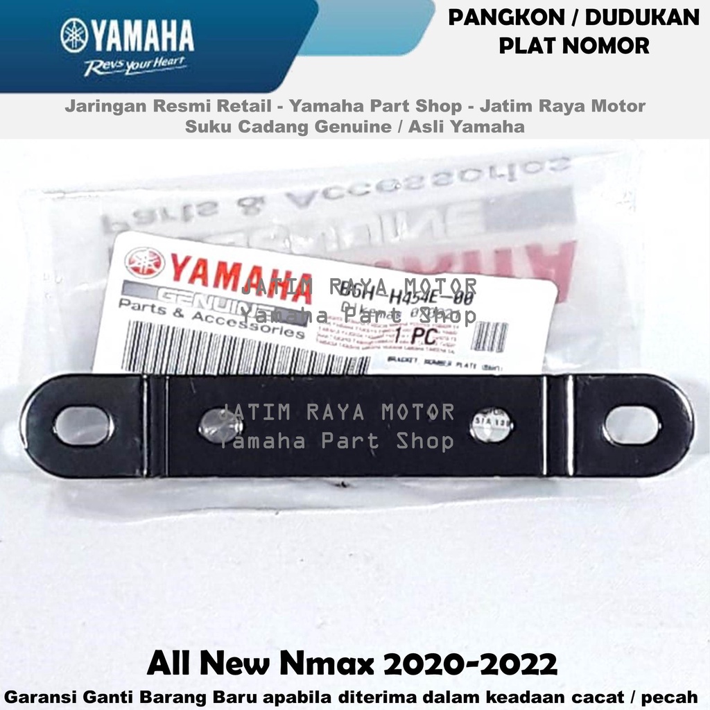 Dudukan Pangkon Plat Nomor Depan All New Nmax N Max 2020 2021 2022 Asli Original Yamaha Surabaya