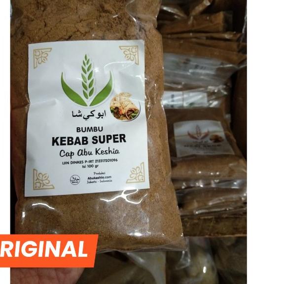 

✨TERBARU✨ Bumbu Kebab Super Cap Abu Keshia 100 gram yang Bikin Daging Wangi dan Gurih grosir