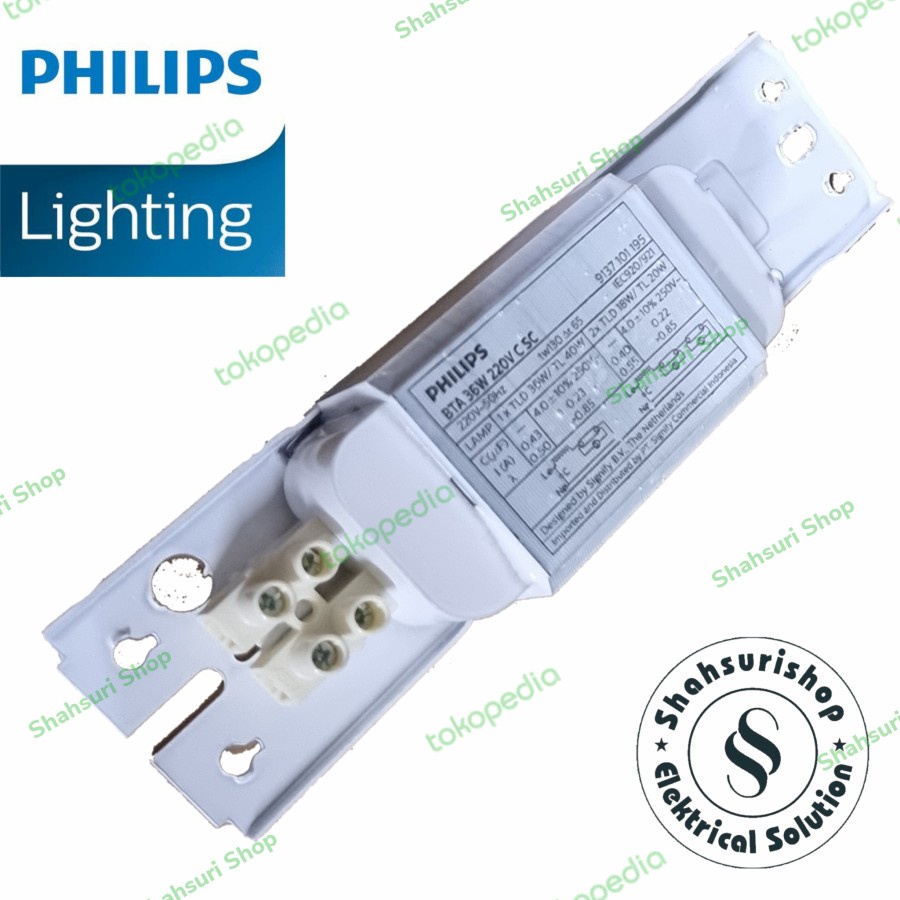 PHILIPS BTA 36W L04-L05 BALLAST UNTUK LAMPU TLD MAX 36 WATT