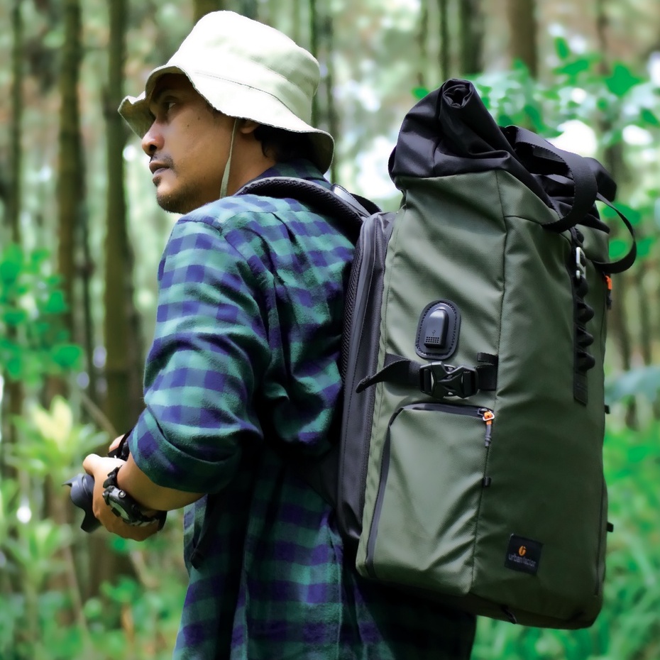 LANSPRESADO ARMY |ManNeedMe x URBAN| Tas Ransel Pria Wanita Tas Backpack ORIGINAL