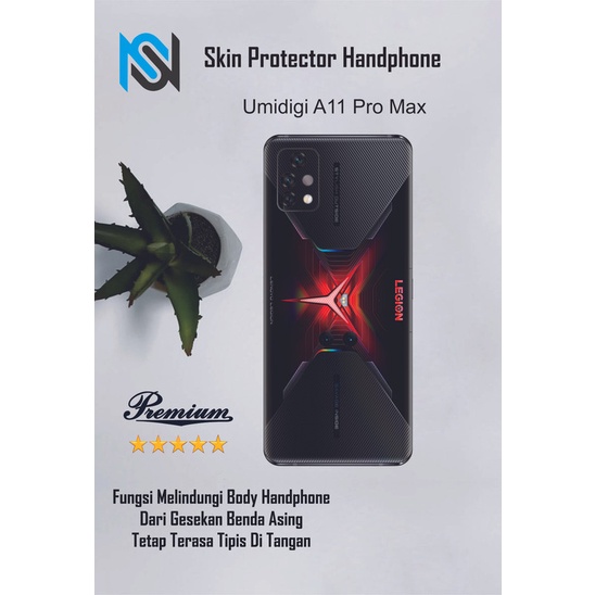 2pcs Garskin HP Umidigi A11 Pro Max Motif red - Custom motif via chat