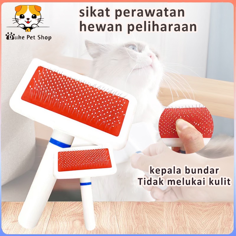 sisir kucing Sisir Sikat Slicker  kucing Bulu  bulu rontok Rambut Anjing Kucing Pet Brush Comb Grooming | Sisir Kucing Murah