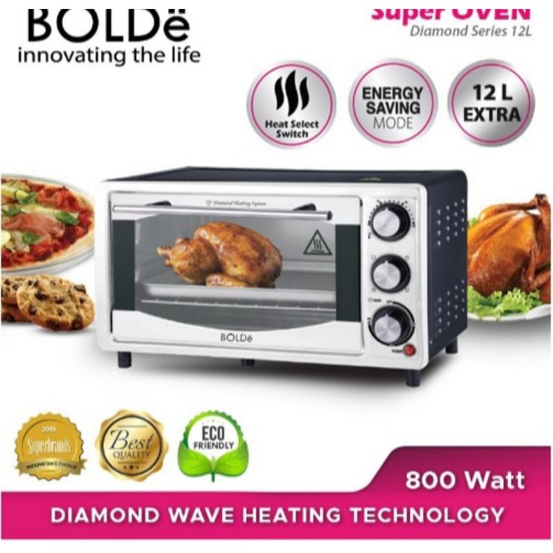 Jual Oven Listrik Low Watt BOLDE Diamond Series 12 L / Advance AOV100